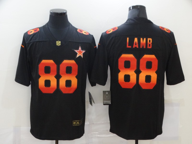 2020 Men Nike NFL Dallas cowboys #88 Lamb black fahion limited jerseys->miami heat->NBA Jersey